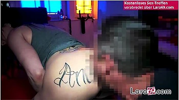 German Milf With Fake Tits Seduces Young Guy On First Date