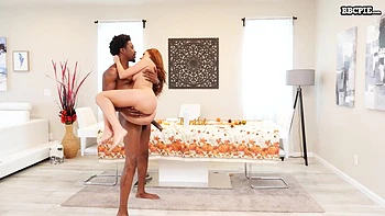 Vanna Bardot In This Redhead Loves Getting Fucked By A Black Guy With A Long Cock