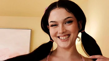 Brunette couple Jade Valentine and her boyfriend have a great sex life, always trying new things.