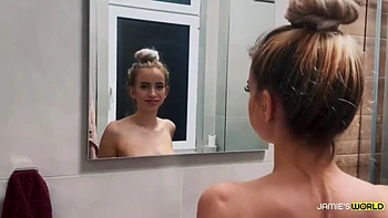 Teen 18+ Girl Provokes Her Boyfriend Who Is