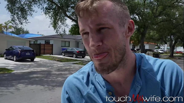 Hotwife Bribes Pissed Off Stud While Husband Watches - Cecelia Lion -