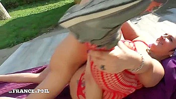 Obese Housewife In Fishnet Hard Sodomized