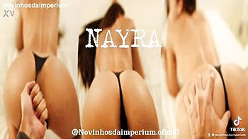 The Blonde And The Young Brunette In A Swing House