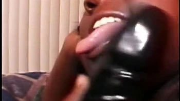 Ebony whores wearing fishnets and lingeries getting slammed in threesome