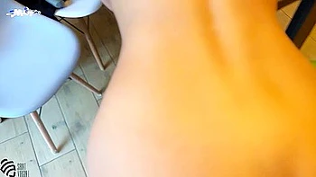 Breakfast jizz in stepmom's cunt, stepson gets real ejaculation - beautiful XXX!