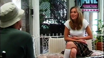 Teen coed loves hard cock