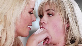 The appetizing beauties Lilly Bell and Vic Marie have an amazing lesbian sex in high heels