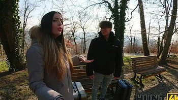 Marica Chanelle gets her bald pussy railed in pov