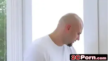 hot brunette teen giving blowjob