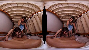 Hunvr00077.part4: Blowjob, Cowgirl  Big Tits Porn