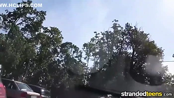 Hitchhiker Fucks Who Picks Her Up On The Road