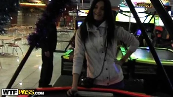 Public fuck on homemade sex tape