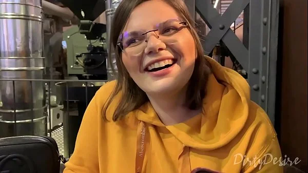 I control her pussy in public with a lovense lush - she moans and is embarassed