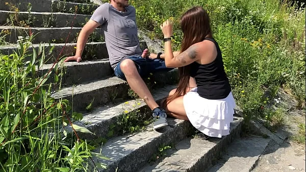 German Teen caught 3 times while fucking at the Danube