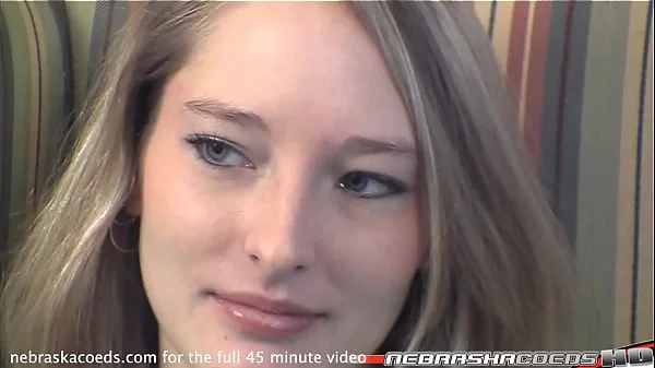 pretty iowa girl next door does first time casting couch