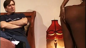 White guy plays with black bitchs pussy