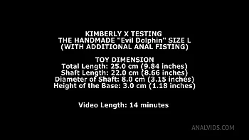 KimberlyX Testing The Handmade Dolphin Size L (With Additional