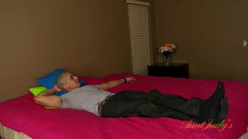 Milf Charlotte Davis sucks cock.