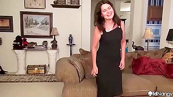 Solo Mature Anal Dildo Play