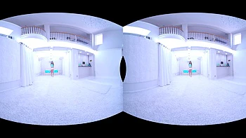 Super Hot Brunette Strips For You In The White Studio