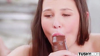 Brunette Cutie Lizs Anal Obsession Overcomes Her