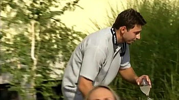 Mandy Bright  Veronica Sinclair threesome in the garden ft. Nick Lang: Porn