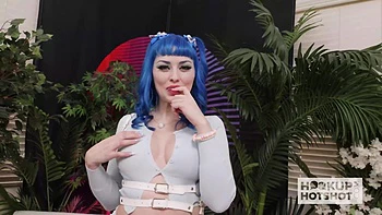 Jewelz Blu Gets Fucked In The Throat & Pussy By Nade Nasty!