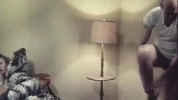 Vintage Blonde Babe Fucking An Bold Old Guy