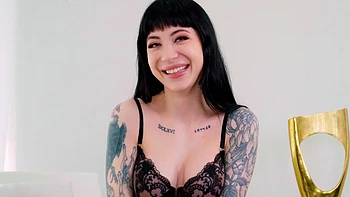 Charlotte Sartre gets her tight pussy gapped by Mick Blue