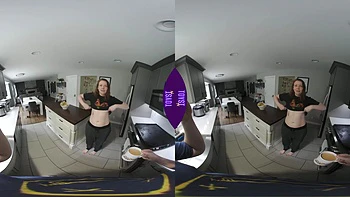 Coffee Time Kitchen Blowjob