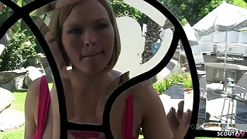 Cougar Wife next door tricked to Suck her First Big Black Cock at Glory Hole Interracial Roleplay Porn