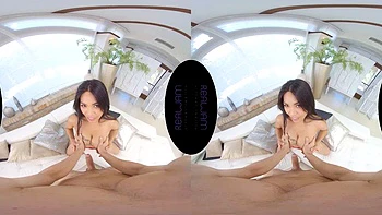 Temple: Blowjob, Doggy  Cowgirl VR Porn