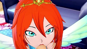 Stella Gives a Blowjob in POV : Winx Club Parody