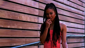 Ebony babe Kira Noir gets her pussy stuffed with two cocks