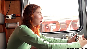 Redhead teen Mia Murkovski rides cock with intense pleasure