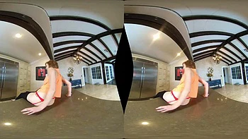 Hot petite with short hair: Blowjob, Doggy  Cowgirl VR Porn