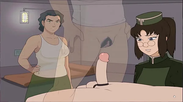 Four Elements Trainer Book 4 Love Part 37 - Dick Punishment and a Hairy pussy i cant cum the butt is big and my dick is hard