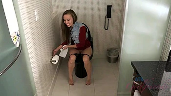 POV - Norah Nova gets fingered and gives you a great blowjob, in between undressing and pissing: Porn