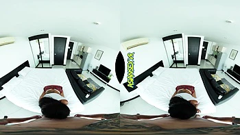 Crazy Young Asian Funny and Sexy Facial Finish