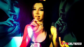 Stunning Goth Raven Lane Gets Wild In POV Sex ft. Logan Xander by GothGirlfriends: Porn