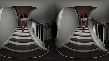 Khloesweet Has A Moment Of Fun On The Stair