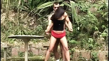 Sandy Morena with a beautiful and hot ass, moaning and cumming, giving her pussy and very tasty spit to Leonardo Martins: Porn