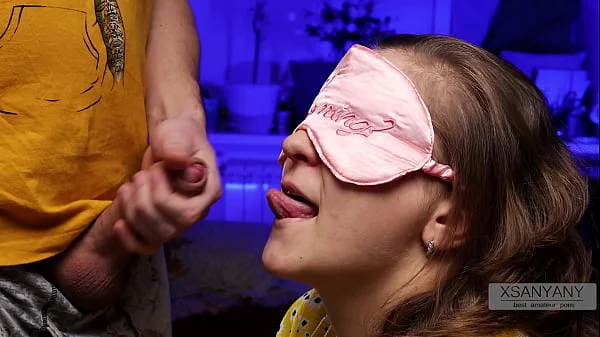 Friend suggested a GAME of TASTE, I put on a blindfold and he ... me ;-( XSanyAny