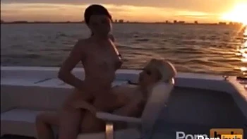 Two Lesbians On A Boat: Licking, Amateur  Babe Porn