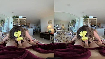 Big Booty Stepdaughter Bounces On Stepdaddys Cock Until It Explodes