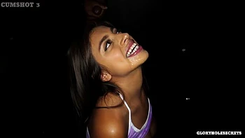 Busty Girl Tastes Semen - Ella Knox