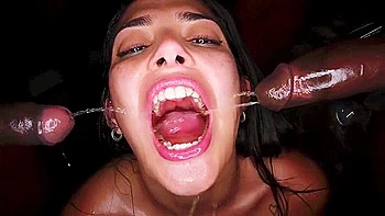 Fucking Hot Gangbang With Triple Penetration And Juicy Pissing Right On The Bbc Amateurs Face