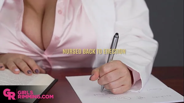 GIRLSRIMMING - Wet rimming at the clinic busty milf Natasha Nice and Oliver Faze