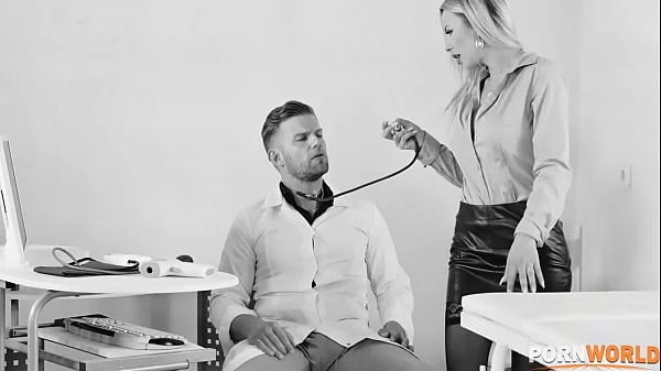 Anissa Kate, Emily Mayers, and Shalina Devine DPd in Workplace Orgy GP2129