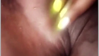 Horny Ebony Plays With Pussy & Squirts Durung Quarantine Stay At Home Order